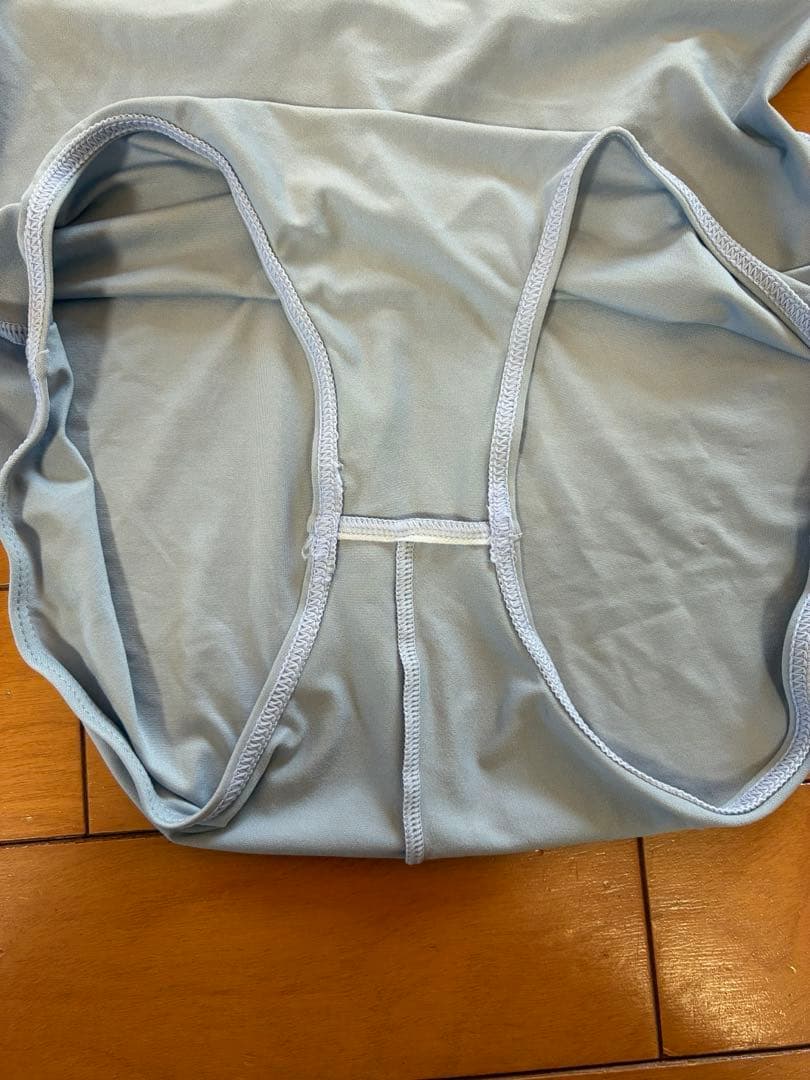 チャコット 水色 レース　花柄 バレエレオタード M 新品 おまけトートバック付