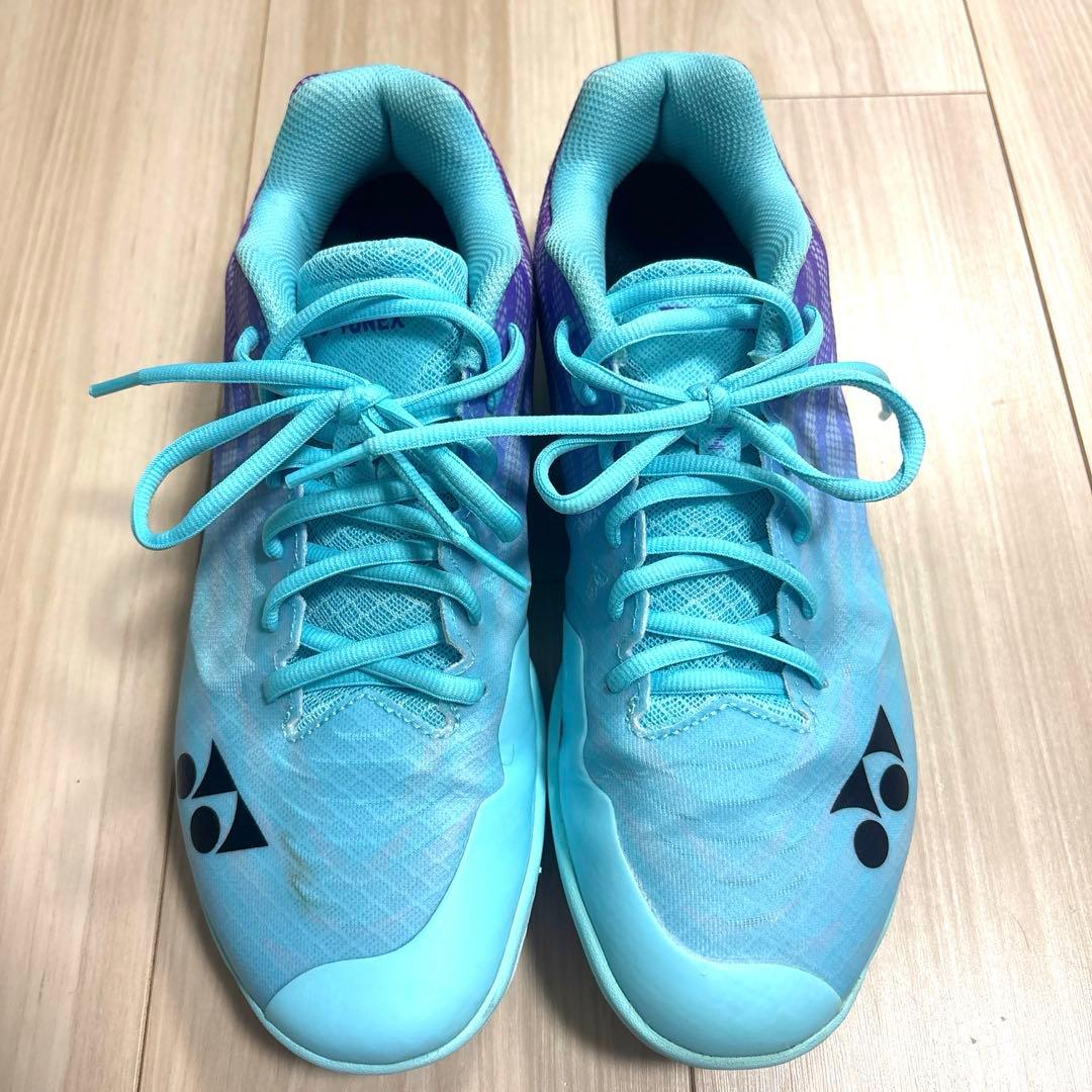 YONEX エアラスzメン 26.0cm 水色/紫