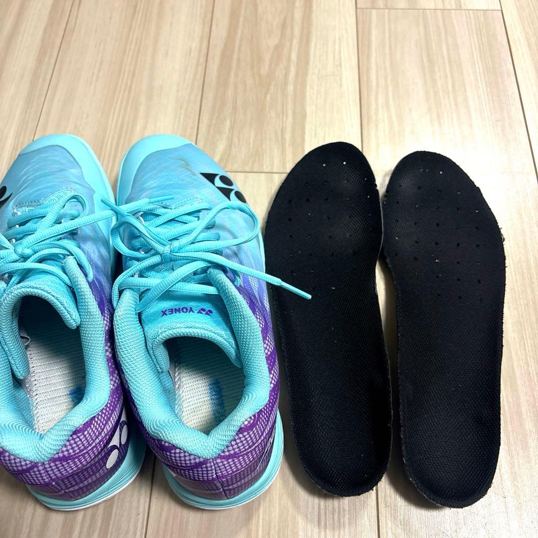 YONEX エアラスzメン 26.0cm 水色/紫