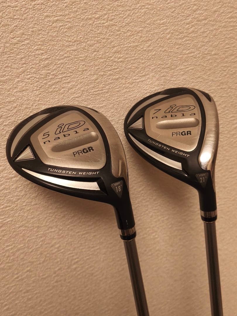 2本セット PRGR アイディナブラ ID nabla 7W 、5W