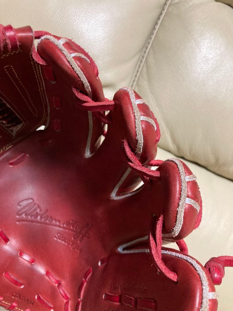 Wilson Staff 硬式グローブ レッド　30cm
