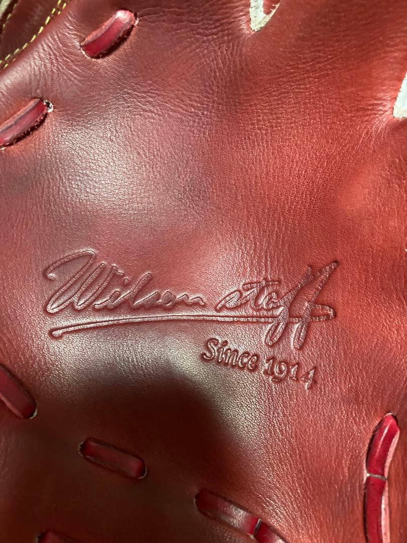 Wilson Staff 硬式グローブ レッド　30cm