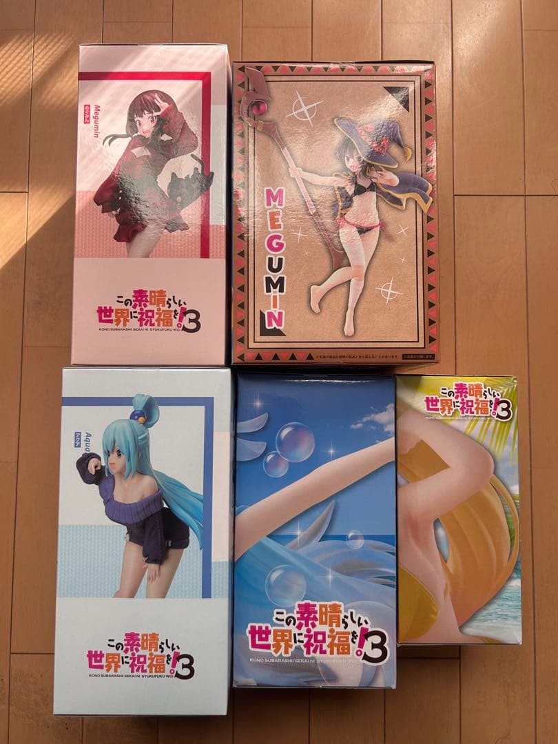 この素晴らしい世界に祝福を　このすば　フィギュア　アクア　めぐみん　ダクネス
