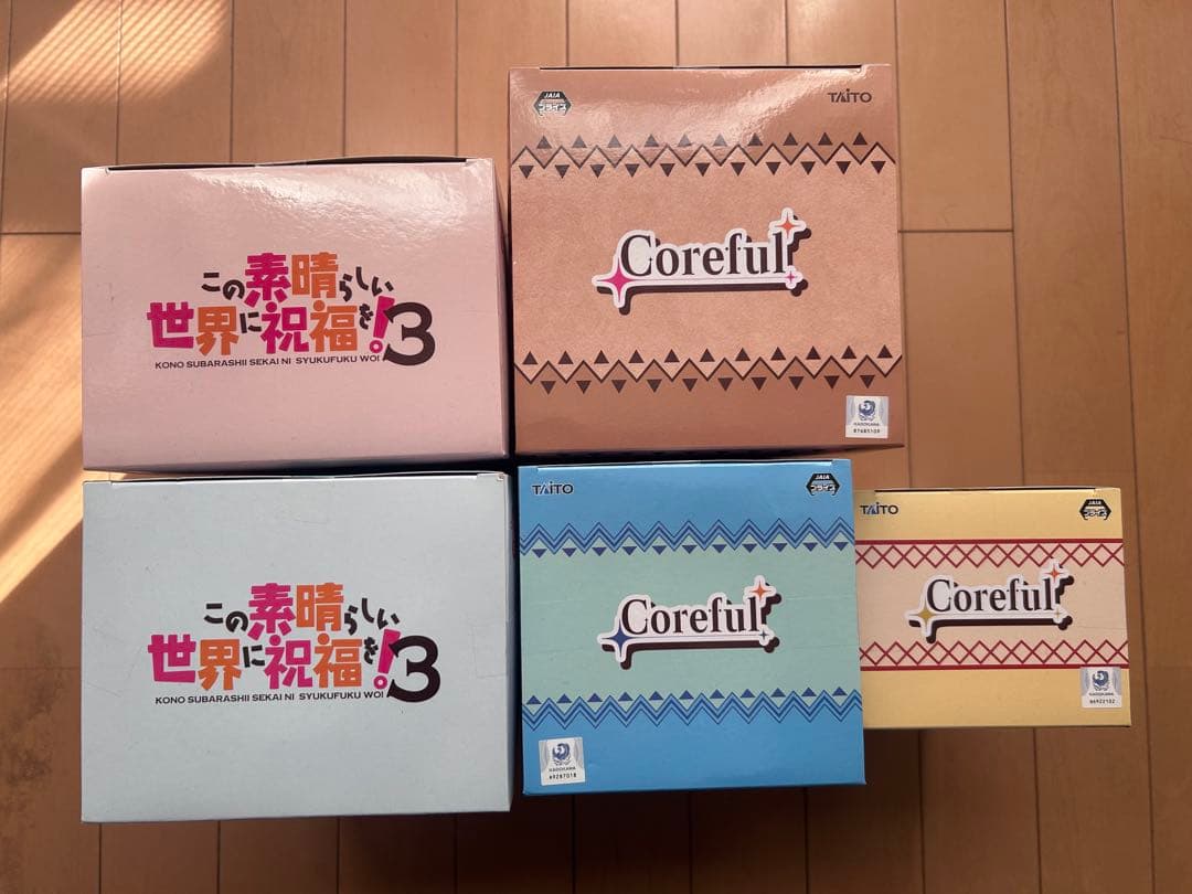 この素晴らしい世界に祝福を　このすば　フィギュア　アクア　めぐみん　ダクネス