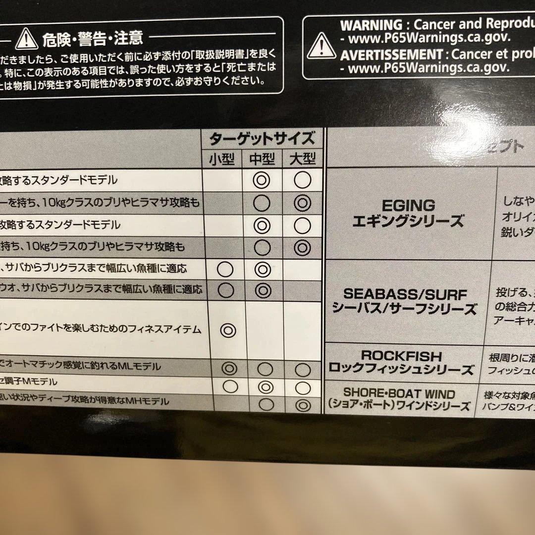 未使用　シマノ 25 ソルティーアドバンス ライトジギング S63ML