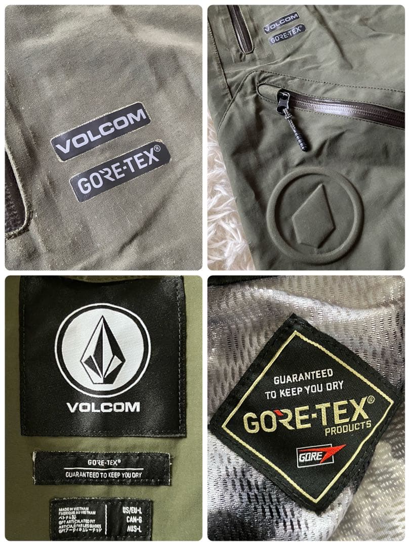 #8K✨VOLCOM✨ゴアテックス✨スノボ ウェア 上下セット メンズXL