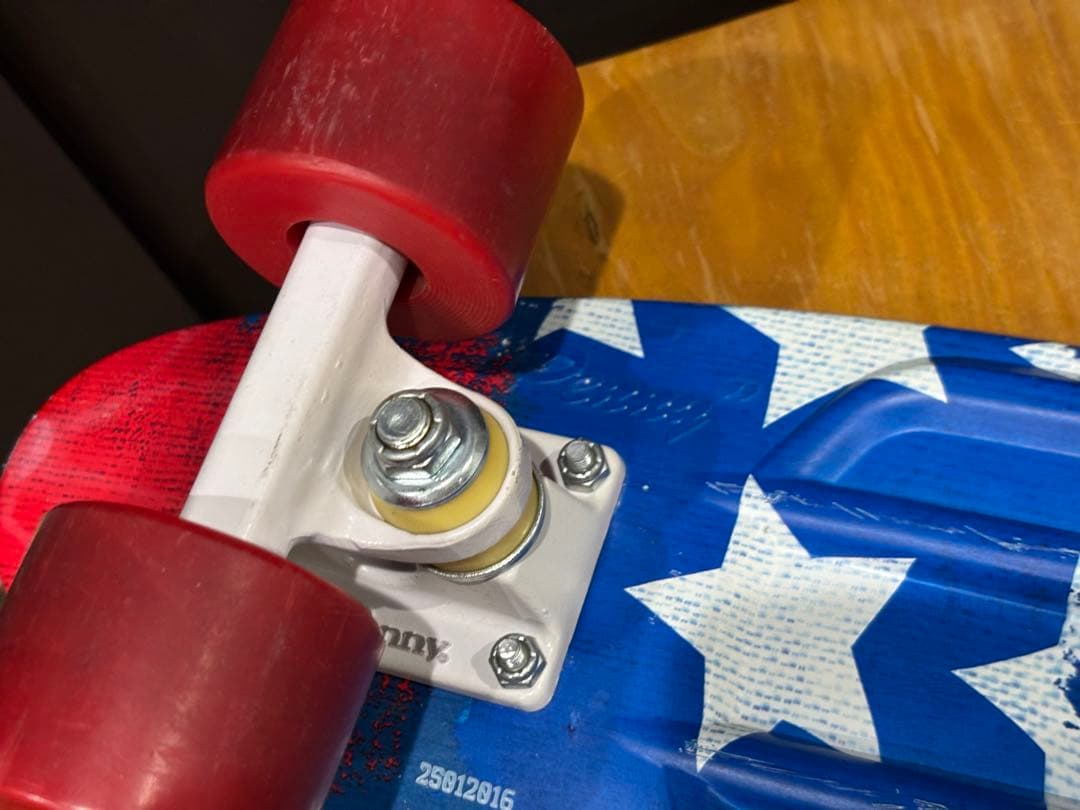 Penny スケートボード ブルー アメリカ国旗風