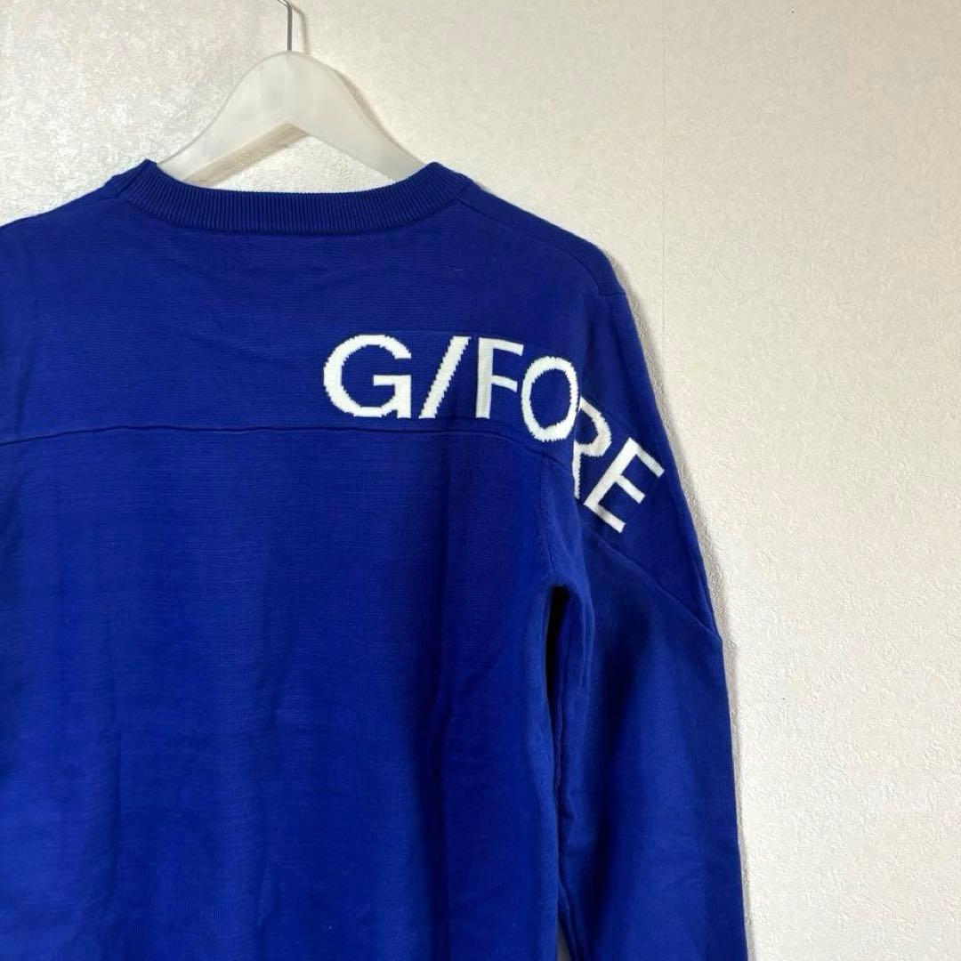 G/FORE ジーフォア　ゴルフ　セーター　青　L