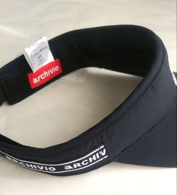 archivio バイザー 帽子 レディース アルチビオ ゴルフ 新品未使用 青
