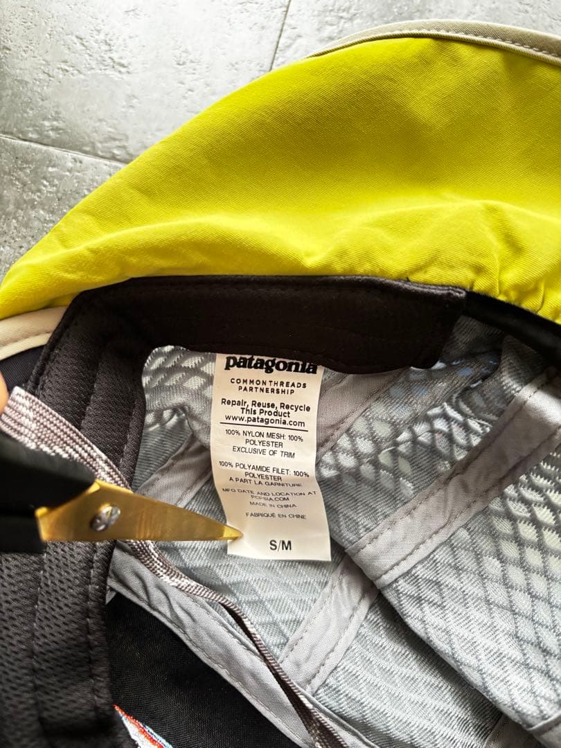 パタゴニア ベンテッド ブロードビル キャップ　トラウト　新品未使用タグ付き