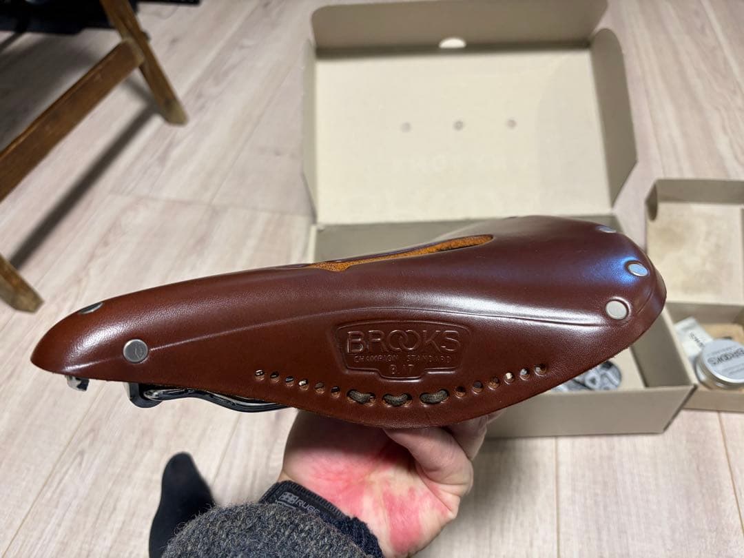 美品 BROOKS B17 インペリアル ブラウン サドル