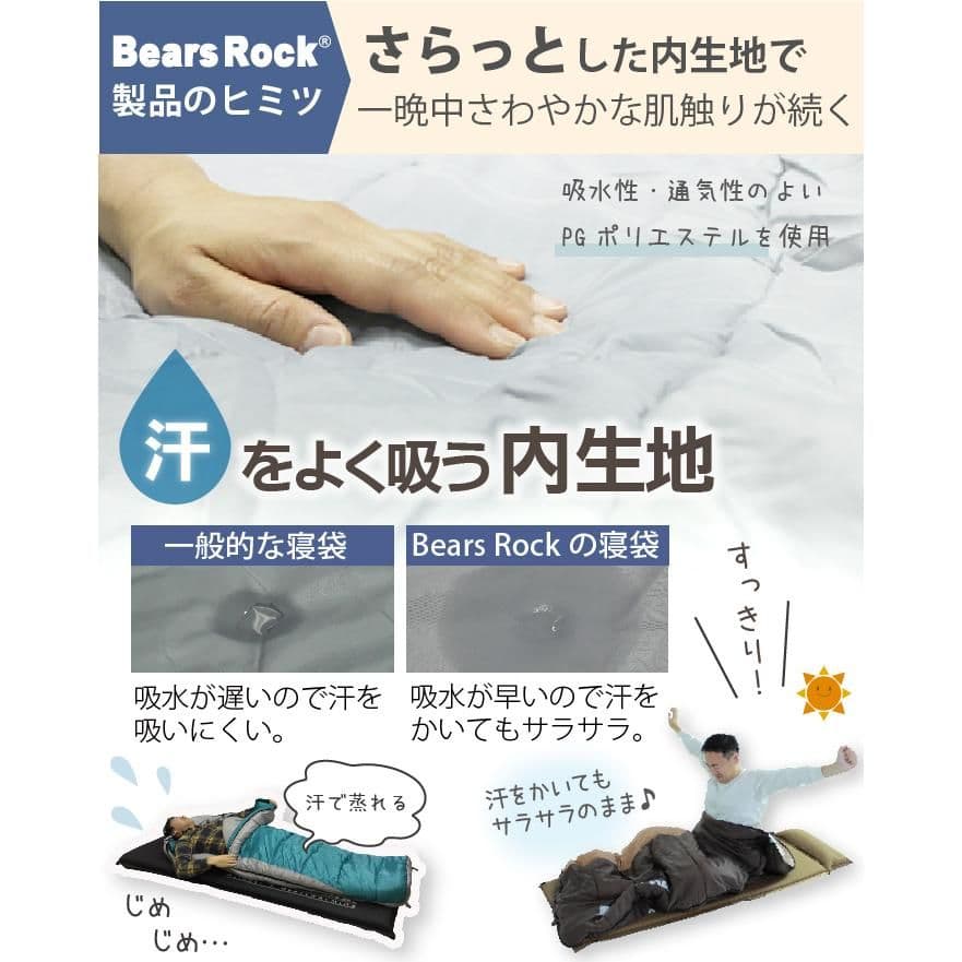 Bears Rock FX-403 寝袋 -15℃対応