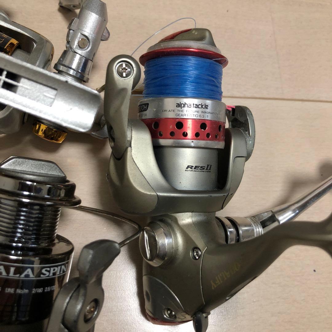 スピニングリール まとめ売り　釣り具　8個セット