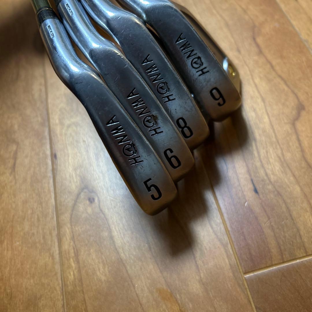 星4　HONMA NEW-LB280 ゴルフアイアン4本セット 金モグラ GP