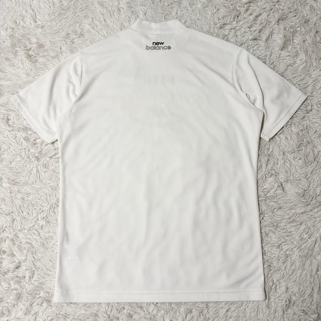 【新品】ニューバランスゴルフ モックネック 半袖 白XL