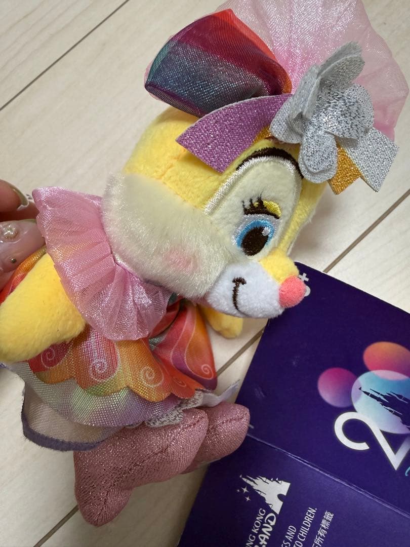 香港ディズニー限定　 肩かけぬい　クラリス