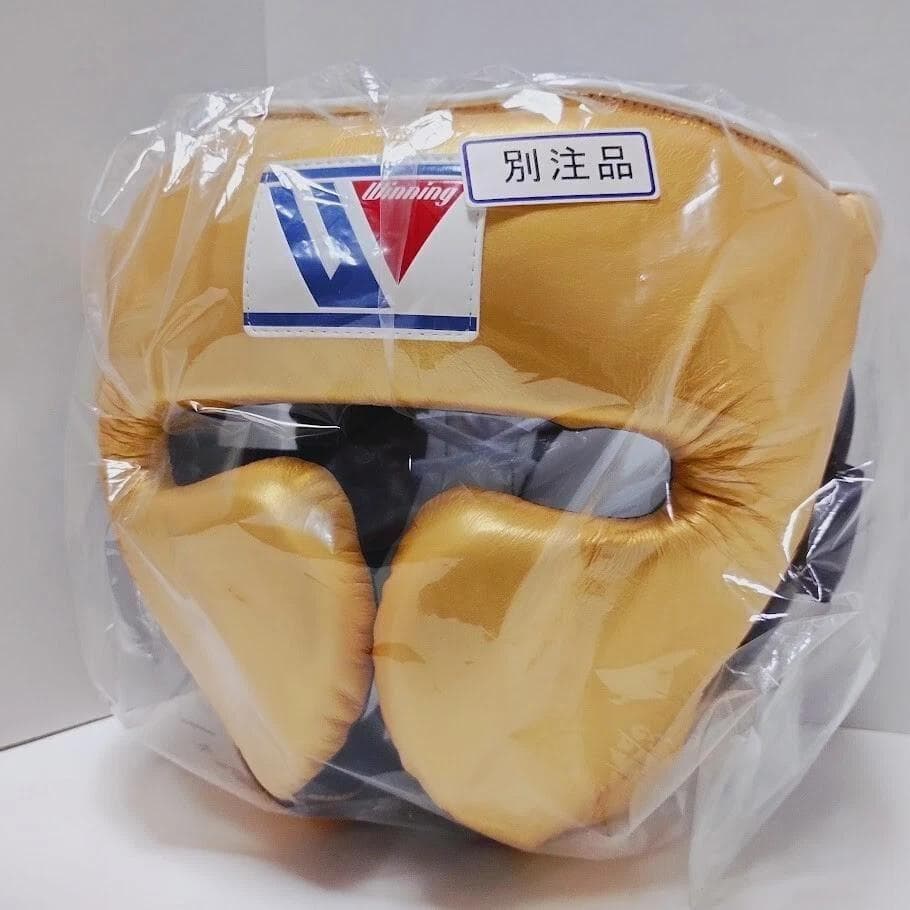Winning ウイニング ボクシング ヘッドギア Mサイズ 金黒 別注品③