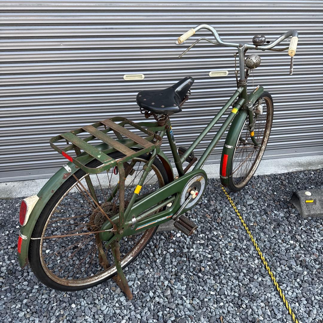 レトロ自転車　実用車自転車　　昭和レトロ　ビィンテージ