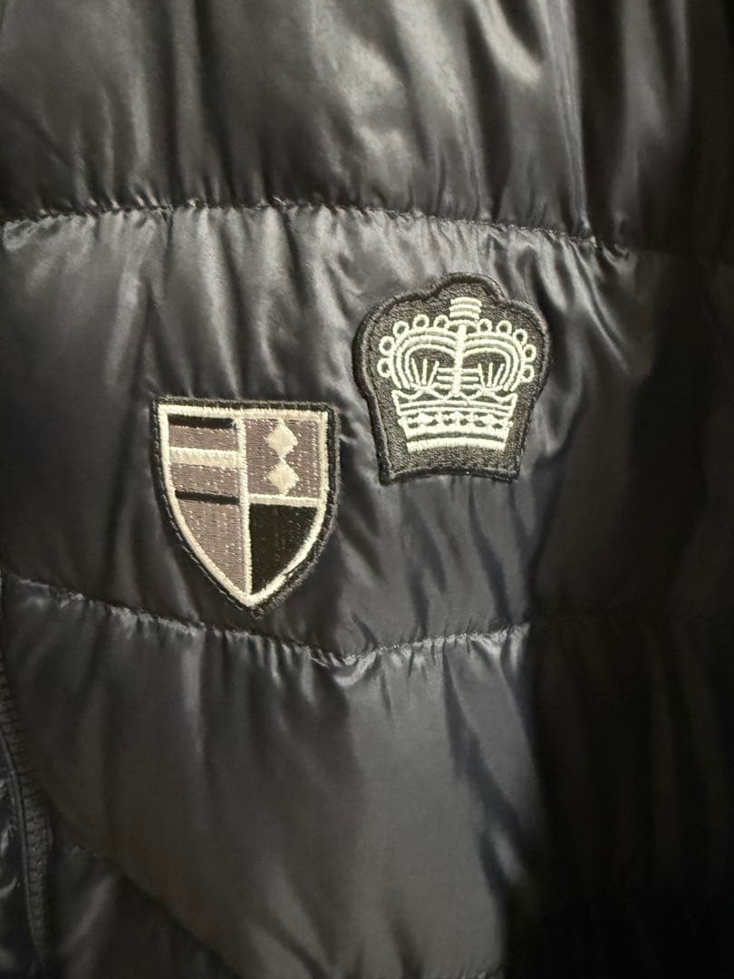 【美品】23区GOLF 黒ダウンジャケット