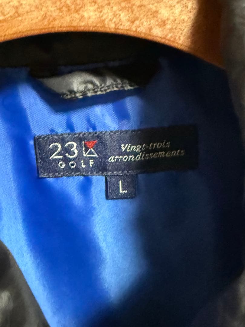 【美品】23区GOLF 黒ダウンジャケット