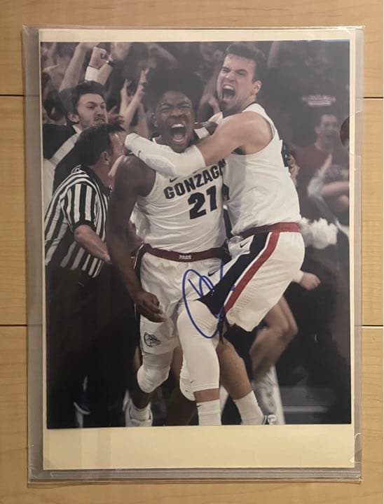 NBA 八村塁　ゴンザガ大学時代のサイン入り写真（流体力学）