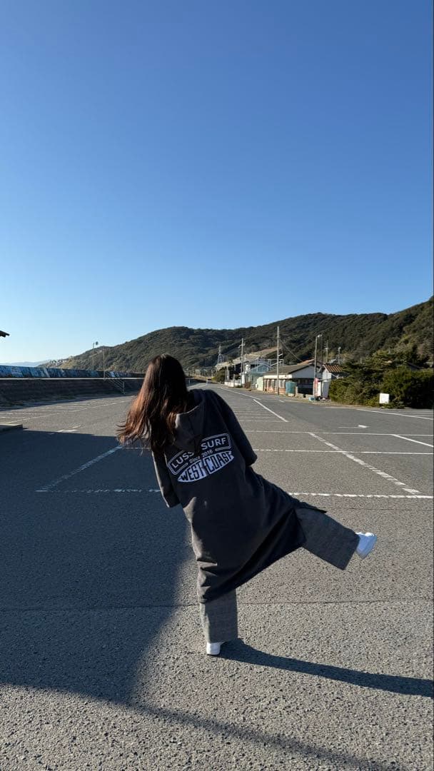 サーファーに　LUSSO SURF お着替えポンチョ　グレー⭐︎送料込み