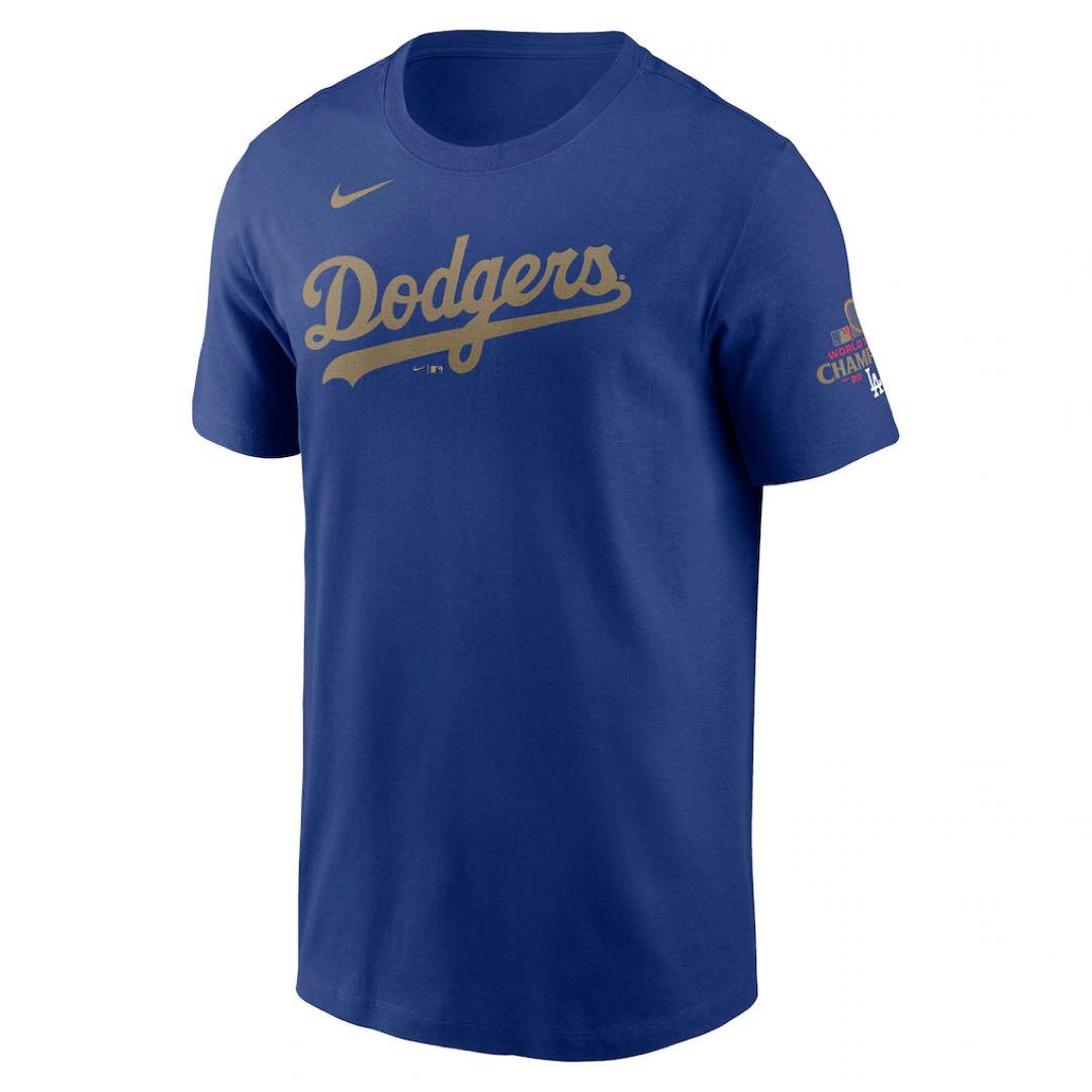 大谷翔平ドジャースナイキ2025ゴールド コレクション Tシャツ Ｌロイヤル