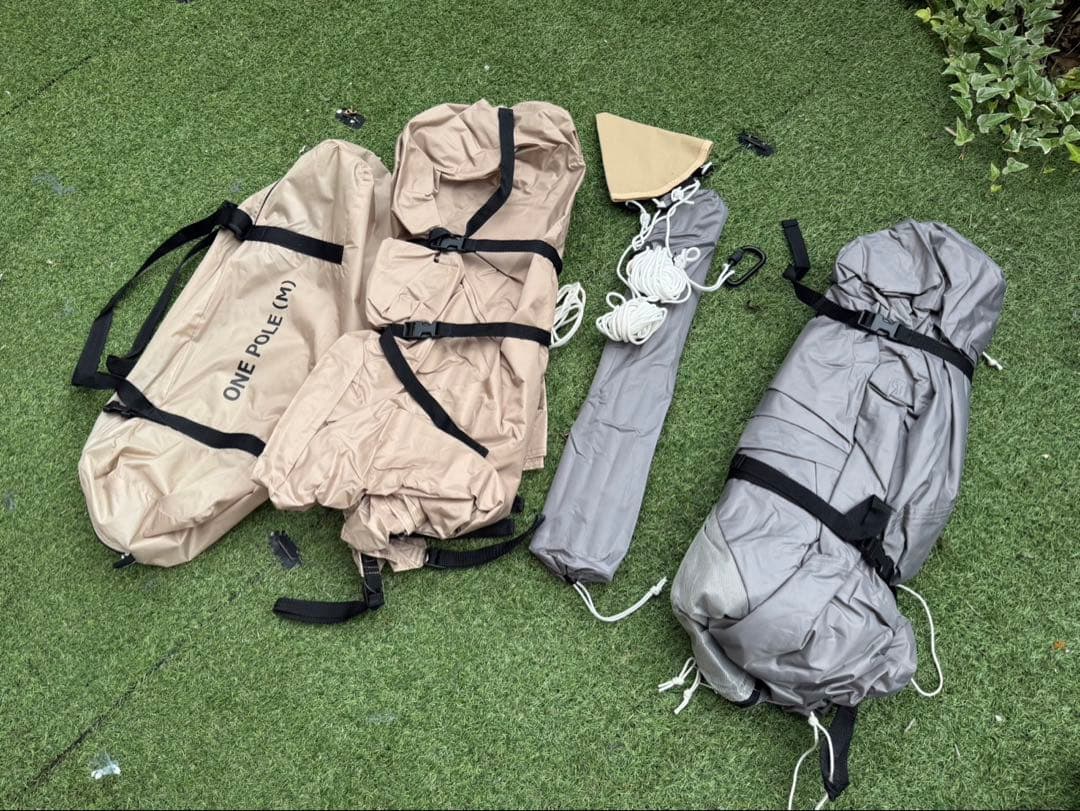DOD ONE POLE TENT (M)＋ground sheet＋ Mat