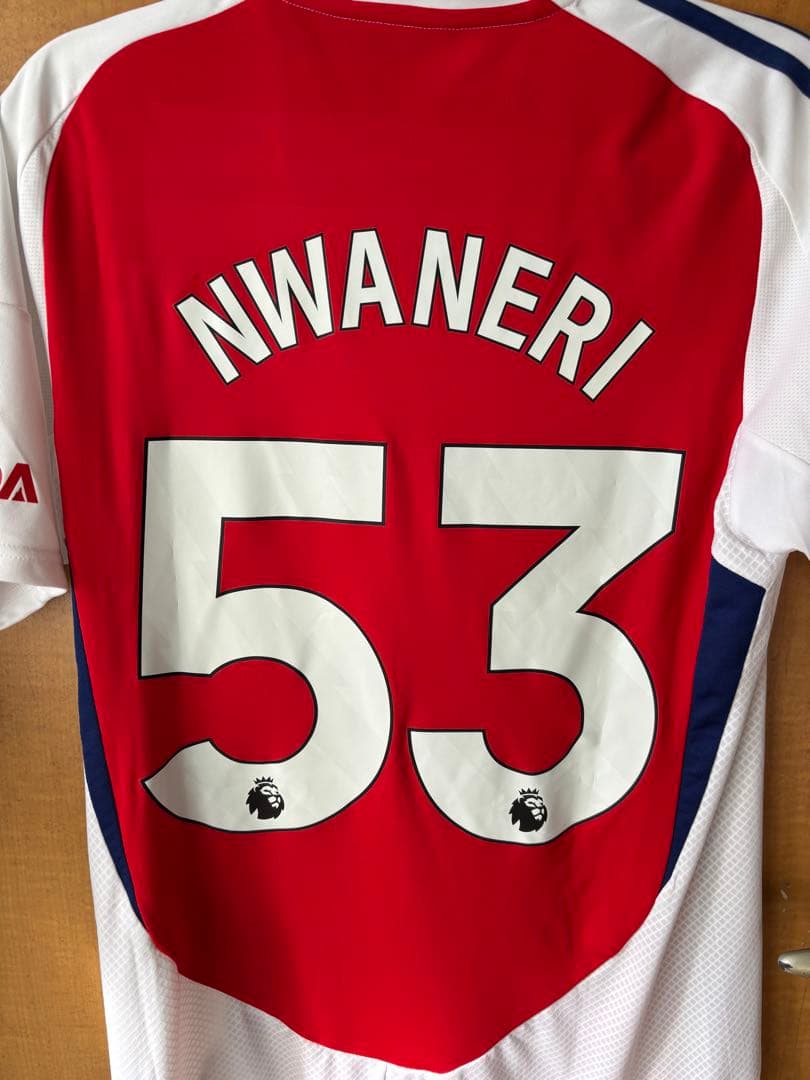 Arsenal イーサンヌワネリ53 ユニホーム XL