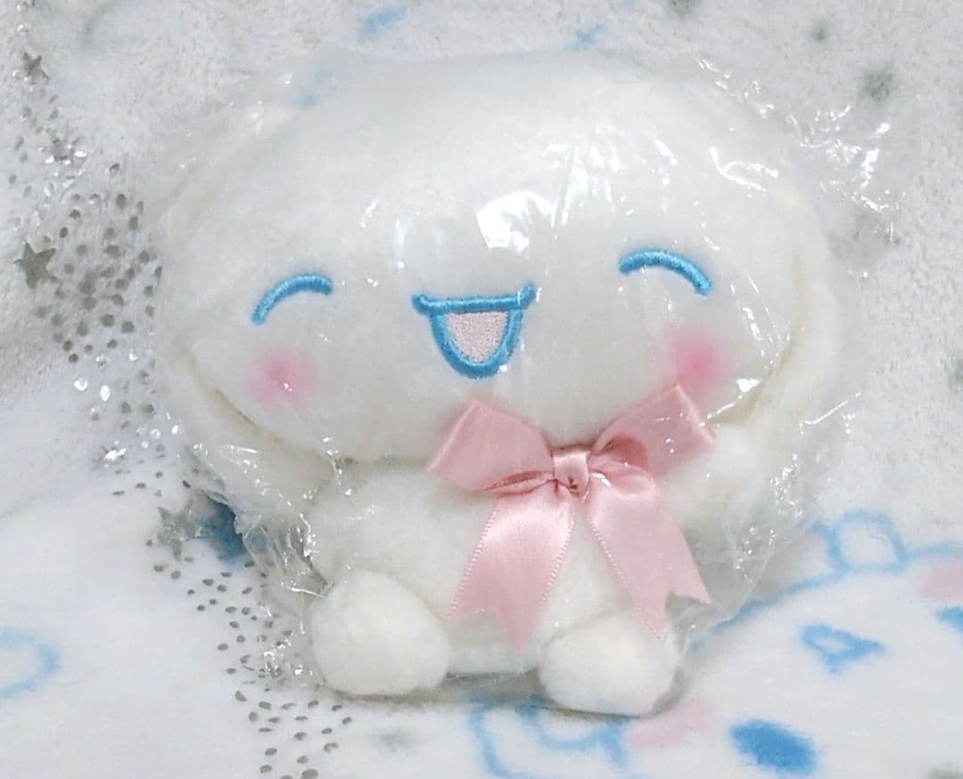 シナモロール ふわくた　ぬいぐるみ　ＷＨ　スマイル　サンリオ　シナモン