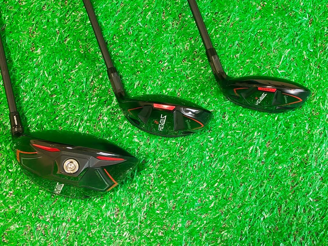 コース未使用有⭐️ステルス2⭐️ドライバーFWUT 3本セット