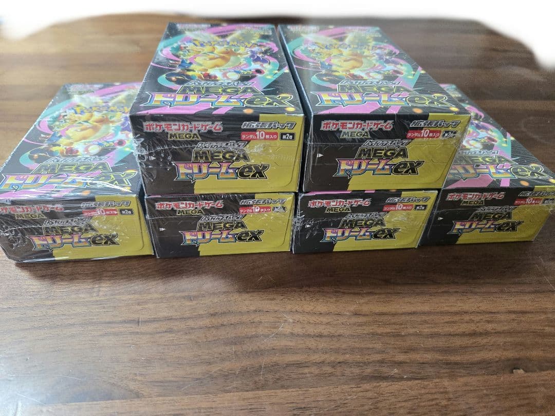 シュリンク付き MEGAドリームEX 6BOXまとめ売り