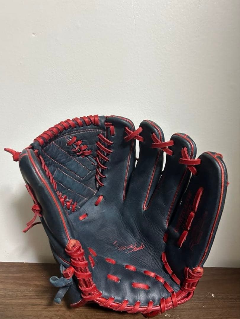 Rawlings-ローリングス レッド×ブラック軟式投手用