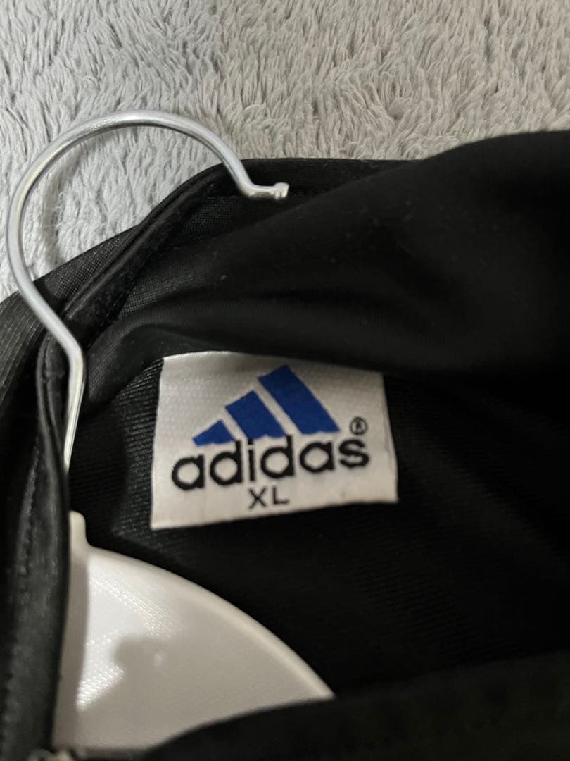 adidas ブラック ジャージジャケット XL トラックジャケット