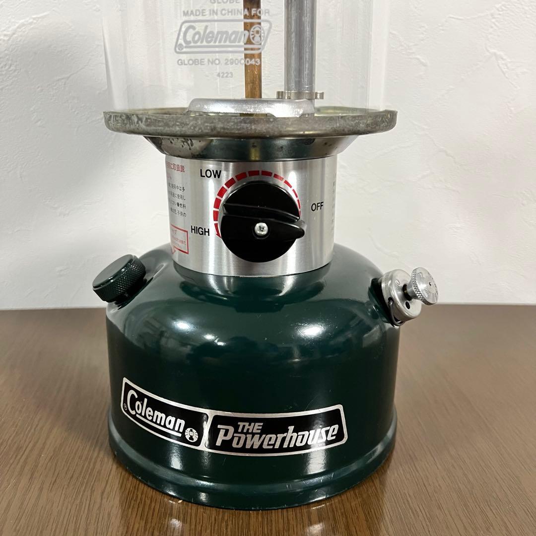 Coleman Powerhouse 290 ランタン 旧ロゴ赤ケース付き