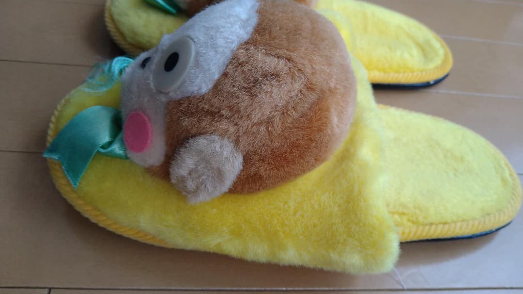 おさるのもんきち　スリッパ　ビンテージ
