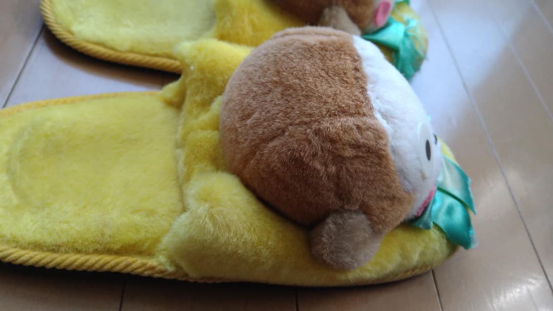 おさるのもんきち　スリッパ　ビンテージ