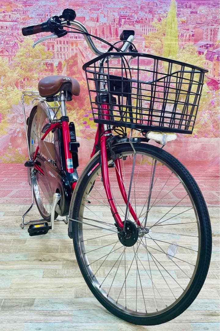 K2439 電動自転車パナソニック ママチャリ 26インチ 8.9Ah