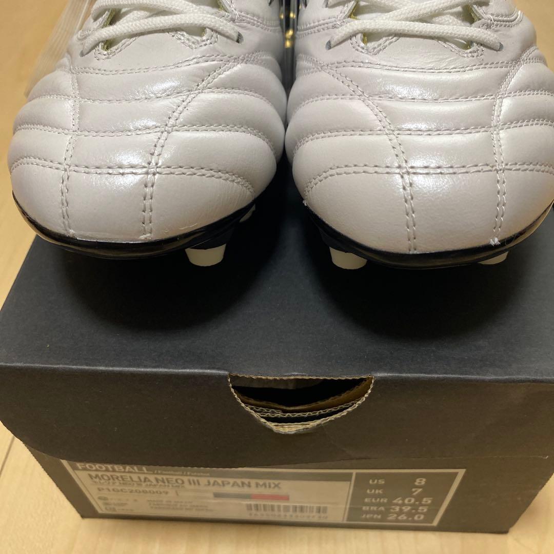 ★新品 ミズノ サッカースパイク モレリアネオ3JAPAN MIX 26.0★