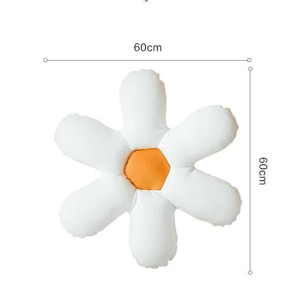 花柄のソファはベッドの端を抱き枕をしている