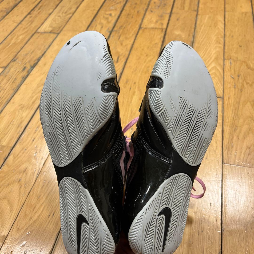 NIKE ボクシングシューズ ハイパーKO ブラック×ピンク 27.5cm