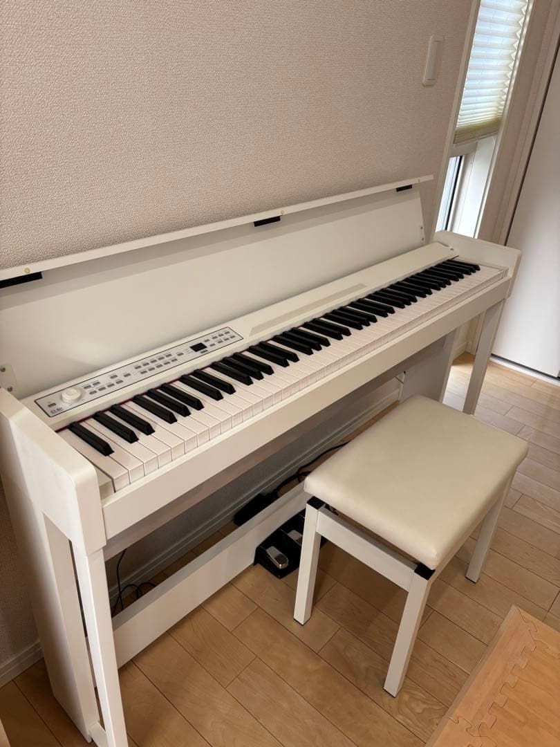 【かものはしこ】コルグ　KORG C1 Air 電子ピアノ　ホワイト　白