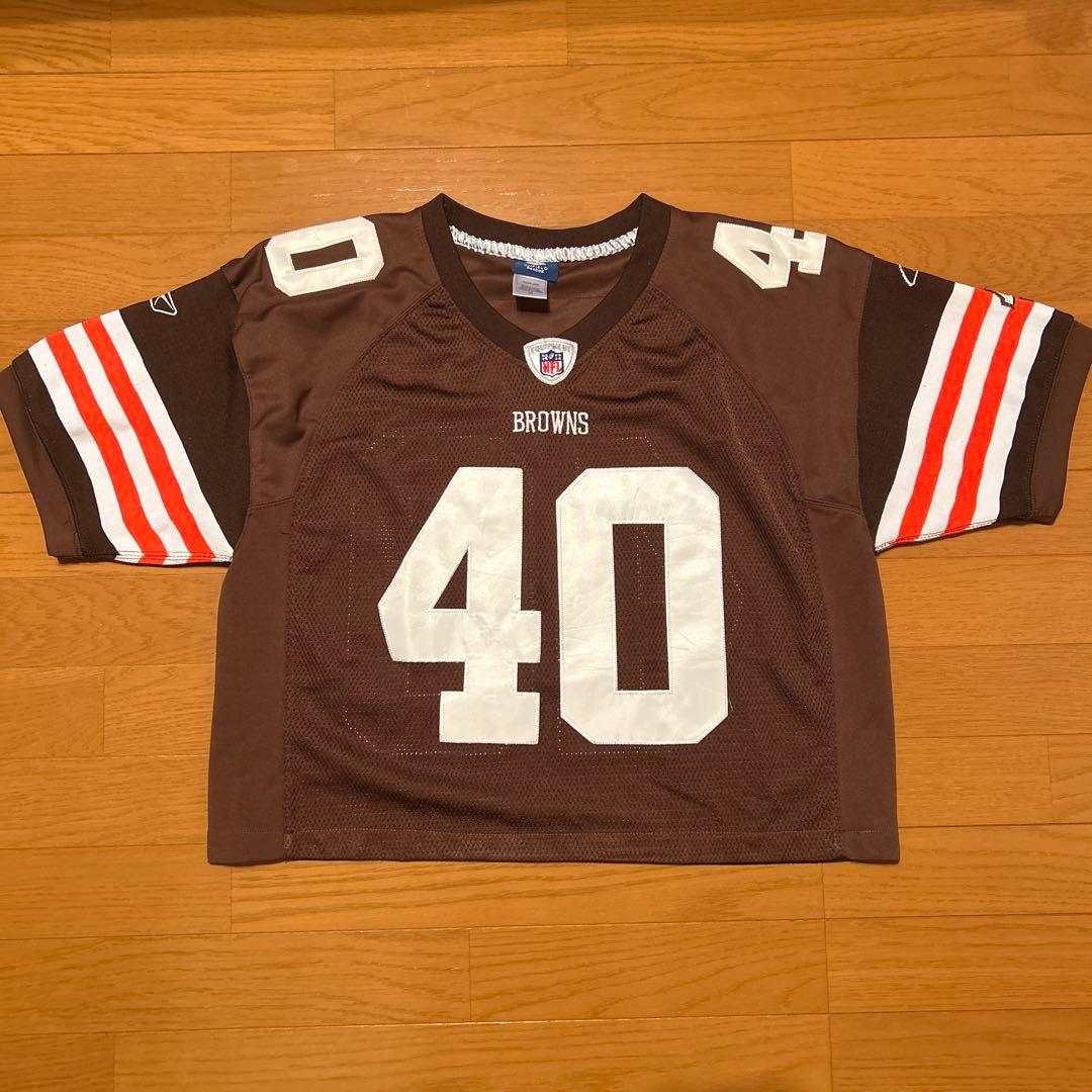 NFL アメリカンフットボール ユニフォーム 短丈 茶色