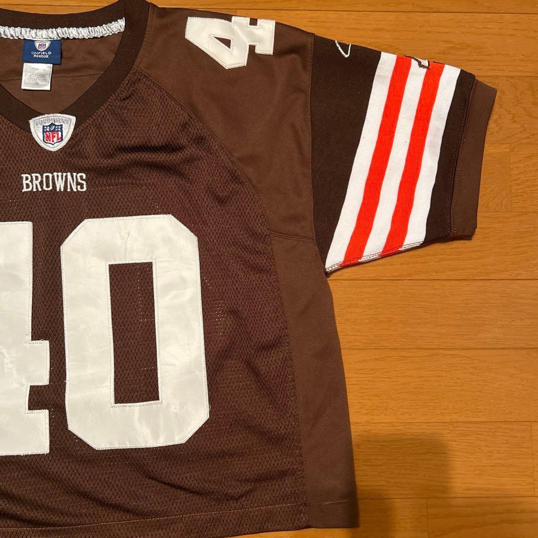 NFL アメリカンフットボール ユニフォーム 短丈 茶色