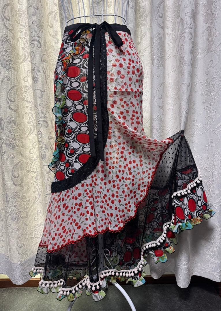 ★フラメンコ　アトリエあいあい　ラップファルダ　巻きスカート