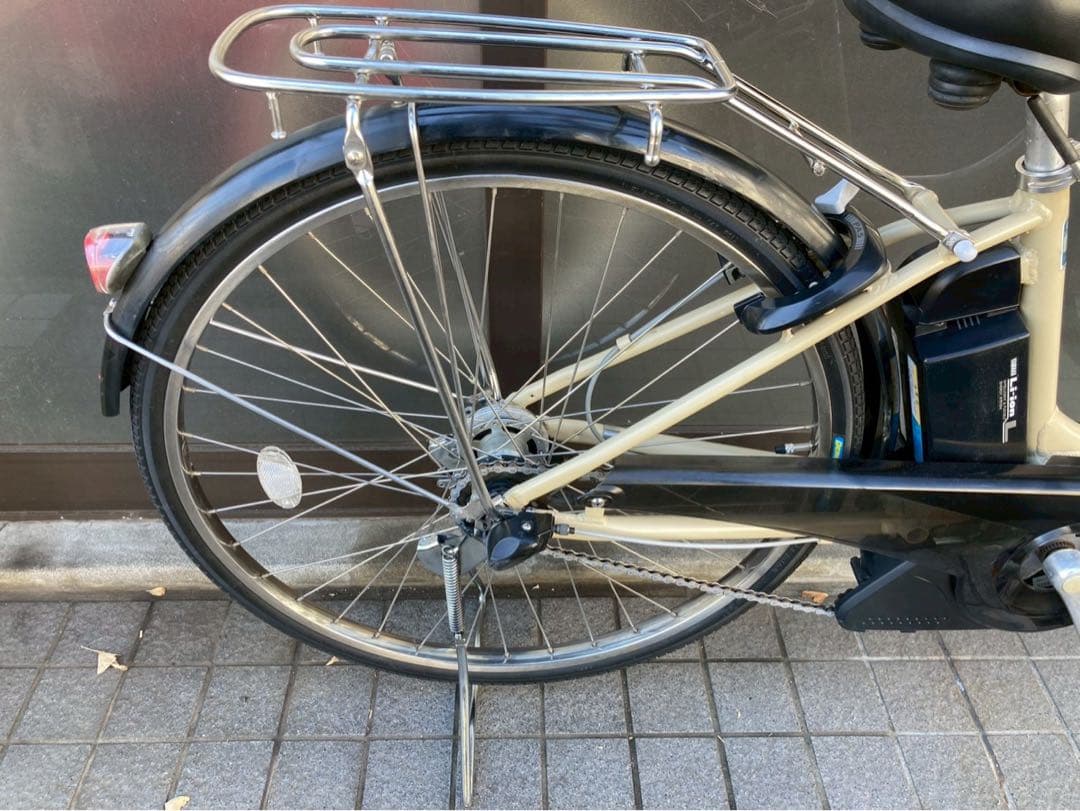 中古電動自転車 ヤマハ PAS 26インチ アイボリー横浜 №3440