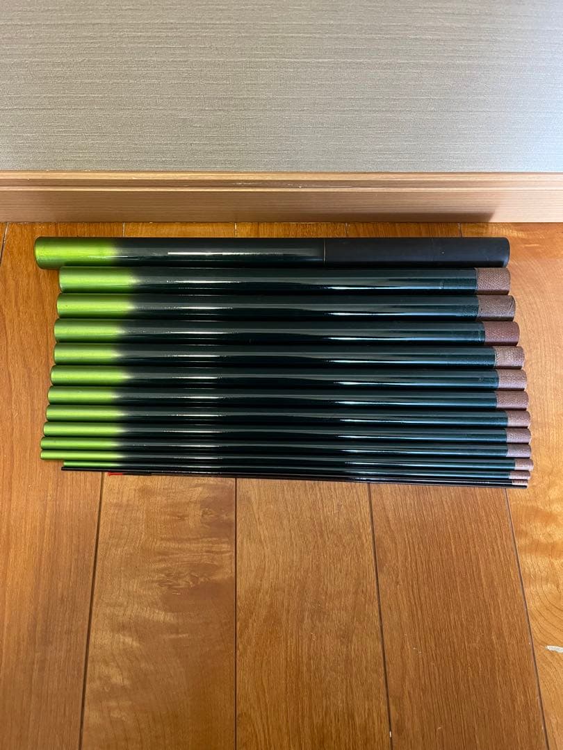 中古 宇崎日新 渓流竿 秀泉 450 NISSIN 13本継 竿袋付き