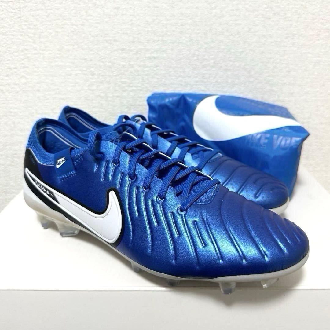 ナイキ 25.5 レジェンド 10 エリート スパイク サッカー AG 靴 青