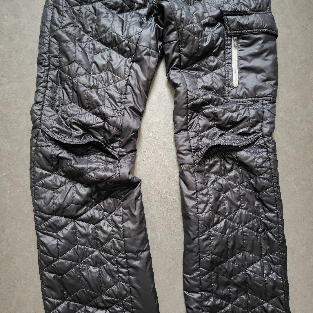 美品★OAKLEY 中綿 キルトパンツ ゴルフ ブラック ドローコード L 黒