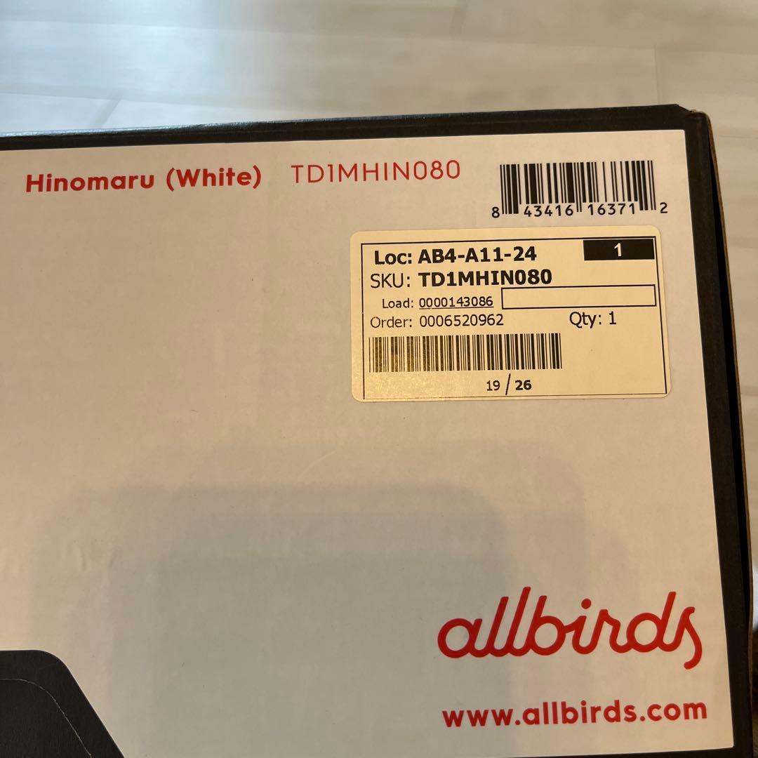 新品未使用 all birds シューズ 26.0cm